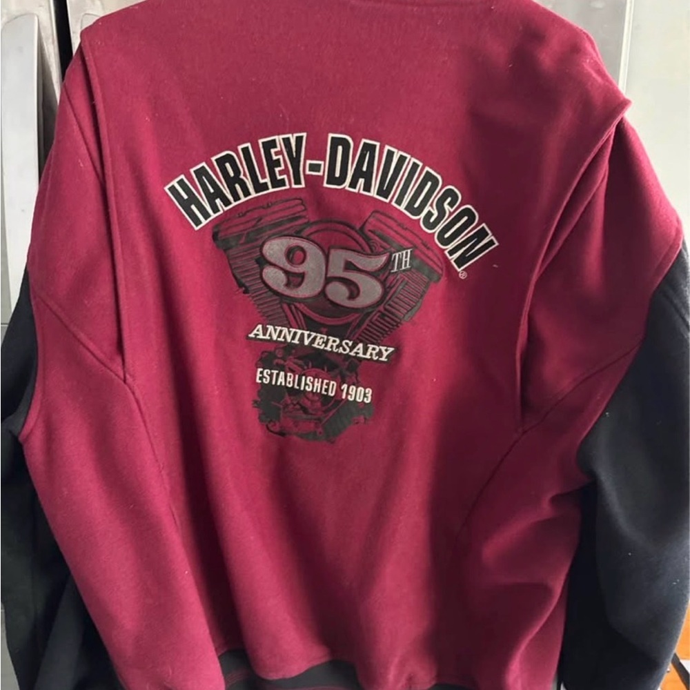 Harley-Davidson Embroidered Eagle Patch Jacket
